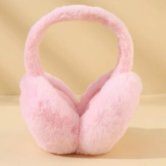 🦄Pink Faux Fur Ear Muffs🦄 - Picture 5 of 5